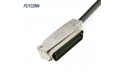 China 100pos RJ21 Telco Trunk Cable Assembly One End With 2pcs Connector supplier