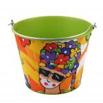 Party Mini Metal Tin Buckets 0.35mm Decorative Pails Buckets for sale