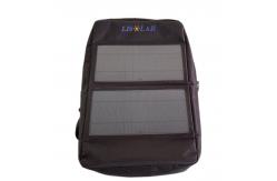 China Waterproof Nylon Lining 60L Solar Panel Backpacks With Dual USB Water Resistant Zipper supplier