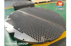 China Stainless Steel ASTM A182 F304L/F316L Tubesheet Baffles For Heat Exchanger supplier