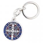 Qr Code 3D Printed Personalized Custom Metal Keychains Hard Soft Enamel for sale