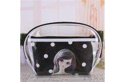 China Recyclable PVC Resealable Packaging Bags With Zipper Beauty Cosmetic Storage supplier