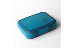 China Sustainable 1160ml Plastic Bento Lunch Box with 4 Leak Proof Compartments supplier