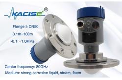 China OEM 80G Radar Level Gauge Sensor RS485 Water Tank Level Measurement Gauge supplier