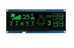 China OLED Module 5.5'' 256*64 Monochrome COF with touch Winstar replace display supplier