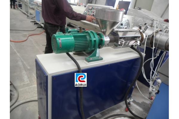 Conical Double Screw Extruder PVC Conduit Pipe Making Machine , CSA