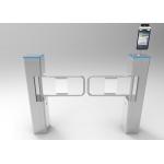 SUS304 Face Recognition Pedestrian Swing Barrier Square 1.5s for sale