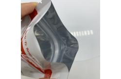 China 4x5 Inch Matte White Stand Up Pouch 12C Recyclable Retort Pouch supplier