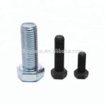 DIN933 Carbon Steel Hex Head Bolt Hexagon Head Bolts With Full Thread for sale