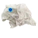 Cut reused Grade A White tshirt Cotton Rags Scraps Industrial Cleaning Rags 10kg Wiper Rag for sale