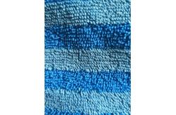 China 160cm Width Warp Knitting Blue Eight Grid Microfiber Cleaning Cloth SGS supplier