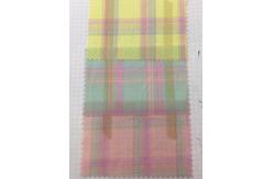 China 150cm Thin Lattice Gingham Check Fabric 60s 40s Cotton Fabric For Shirt supplier