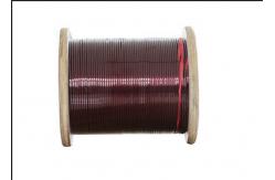 China 130 - 220℃ Self Bonding Wire Super Fine Rectangular / Square Enameled Copper Wire supplier