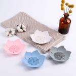 Flower Shape Silicone Soap Saver Easy Dry For Counter / Bathtub for sale