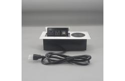 China Wireless Charger Aluminum Conference Table Socket Box supplier