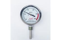 China Water Pump Accessories Industrial Mini Bimetallic Thermometer Manometer with ODM Customization supplier