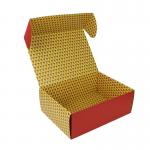 Unglued Custom Corrugated Cardboard Roll End Tuck Front Boxes Printing