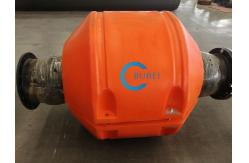 China Customized Round HDPE Dredging Pipe Floats Replacements For Steel Pontoons supplier