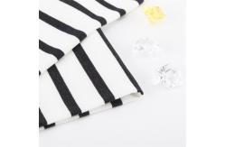 China Elastic And Comfortable And Soft Striped Knit Fabric For Casual Wear supplier