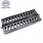 1U 19 Inch Plastic Double Sided Cable Manager ABS Material