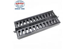 China 1U 19 Inch Plastic Double Sided Cable Manager ABS Material supplier