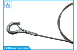 China High Tensile Stainless Steel Wire Rope Sling 1/16 With Double Spring Hook supplier