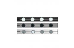 China 10A Power Rated Plastic track plug socket Set Package With 3 Outlets supplier