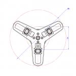 Good Grasping Adaptivity 660g Pneumatic Soft Gripper for sale
