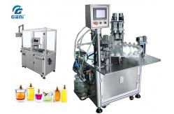 China High Performance Nail Polish Making Machine 2.5kw Power With Servo Capper supplier