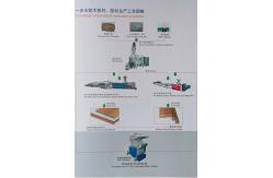 China Cutting Edge Plastic Profile Extrusion Line For Customized Profile Product supplier