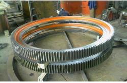 China GS42CrMo4 Alloy Cast Steel Big Mill Girth Gear Ring Tooth Ring supplier