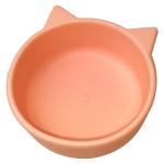 Kids Suction Feeding Bowl Silicone Cat Shaped Food Bowls Customized for sale