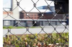 China 100 X 100mm 7 X 7 Wire Rope Mesh With Ferrule supplier
