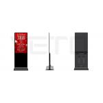 Free CMS Vertical LCD advertising player Indoor Totem 55 Inch For Retail Stores for sale