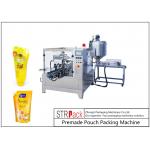 Liquid Premade Pouch Packing Machine Rotary With Paste Filler for sale