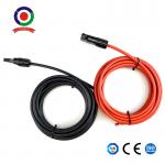 TUV 1500V Waterproof Practical Solar Power Extension Cable Lead L Type Assembly for sale