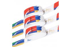China Customized Paper Event Wristbands Waterproof Printed Tyvek Material supplier
