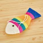 Scratch Board Sisal Fish Cat Toy Claw Grinding Pet Products for sale