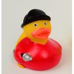 Firefighter Fireman Mini Rubber Ducks / Promotional Personalised Rubber Bath Ducks  for sale