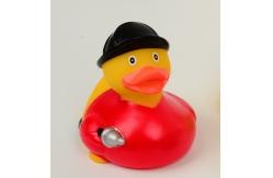 China Firefighter Fireman Mini Rubber Ducks / Promotional Personalised Rubber Bath Ducks  supplier