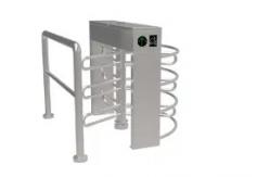China 304 Stainless Steel Half Height Turnstile Accescs Control System 90-120 Degree supplier