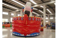 China Double Stitching Pirate Bounce House , Pirate Ship Inflatable Bouncer supplier