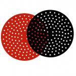 Reusable Square Silicone Air Fryer Mat Non Stick 21cm