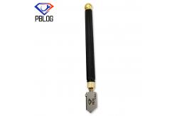 China Easy Handling Glass Cutting Tool with Metal Black Handle Grip and Oil supplier