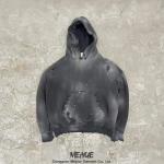 Windproof Mens Streetwear Hoodies Vintage Plain Hoodies  100% Cotton 480 Grams for sale