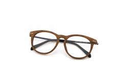 China Latest Styles Wood Grain Acetate Optical Glasses Frame MR 6114 supplier