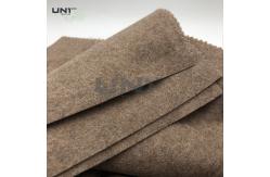 China Polyester Wool Soft Under Collar Felt Interlining Fabric For Suit Collar supplier