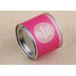 Pink Metal Milk Lids Composite Paper Can For Seed / Crafts /