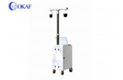 China 360 Degree Mobile Sentry Surveillance Trailers Solar Trailer Mounted Light Towers supplier