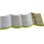 Two Sided Package Insert Printing Paper Leaflet Folding For Pharma Box